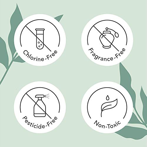 Rael Organic Cotton Cover Pads - Regular Absorbency, Unscented, Ultra Thin Pa...