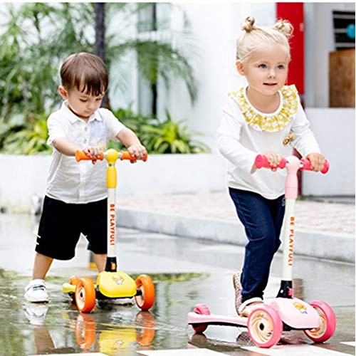 Raincoat 3 Wheel Scooter Easy Folding System Height Adjustable Handlebars Til...