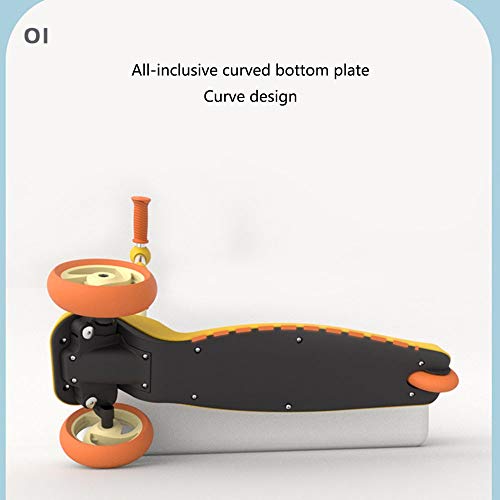 Raincoat 3 Wheel Scooter Easy Folding System Height Adjustable Handlebars Til...