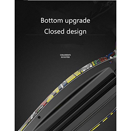 Raincoat 4 Wheel Children Scooter- Lean to Steer - Height Adjustable Foldable...