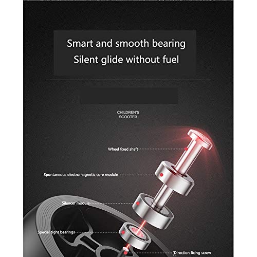 Raincoat 4 Wheel Children Scooter- Lean to Steer - Height Adjustable Foldable...