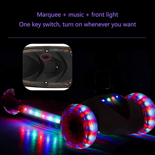 Raincoat 4 Wheel Children Scooter - Perfect for Children Aged 3+ - Led Light-...