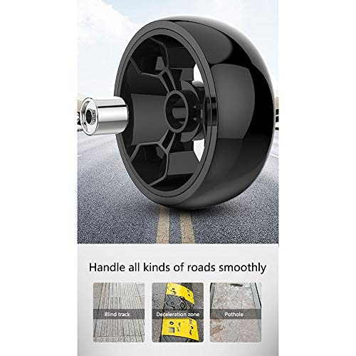 Raincoat 4-Wheel Scooter Upgraded Wheels with Rear Brake Led Lights for 2-16 ...