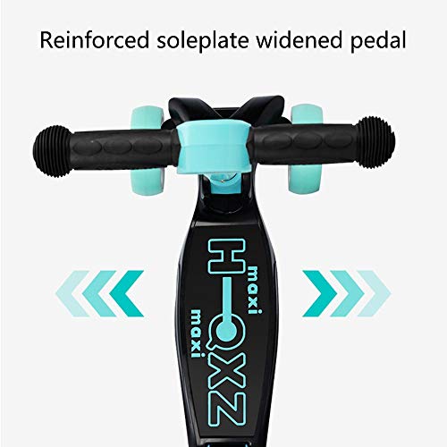 Raincoat 4-Wheel Scooter-with LED Light-Emitting Wheel with Dynamic Music Adj...