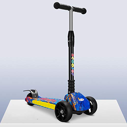 Raincoat 4-Wheel Scooter-with LED Light-Emitting Wheel with Dynamic Music Adj...