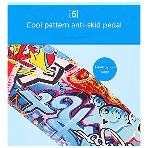 Raincoat 4-Wheel Scooter with Pu Flash Wheels is Removable The Handle Height ...