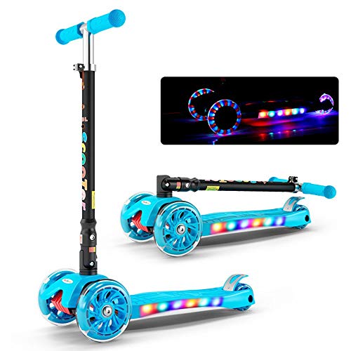 Raincoat 4 Wheeled Kids Scooters - Very Suitable for Boys and Girls Aged 2-16...