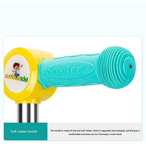 Raincoat Children's 4-Wheel Scooter-tilt Steering-Foldable and Height Adjusta...