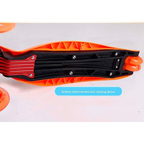 Raincoat Four-Wheel Scooter with Led Light-Emitting Wheels Adjustable Handle ...