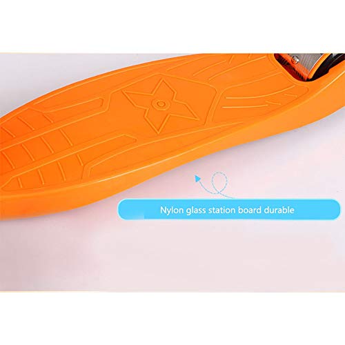 Raincoat Four-Wheel Scooter with Led Light-Emitting Wheels Adjustable Handle ...