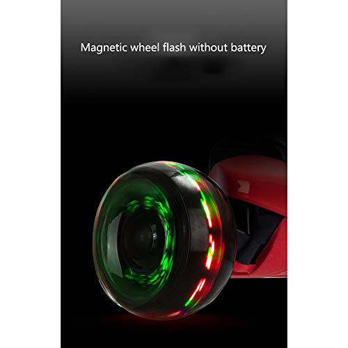 Raincoat Kids 3 Wheel Scooter Anti-Slip Deck Lean to Steer Adjustable Height ...