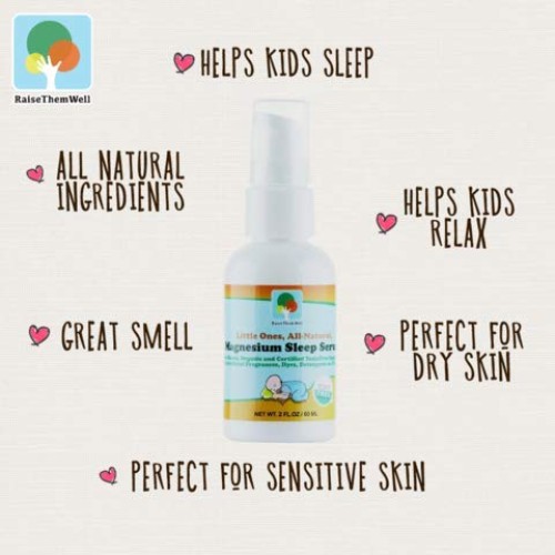 Magnesium Sleep Serum For Kids - All Natural Rub for Kids and Babies, Toxic F...