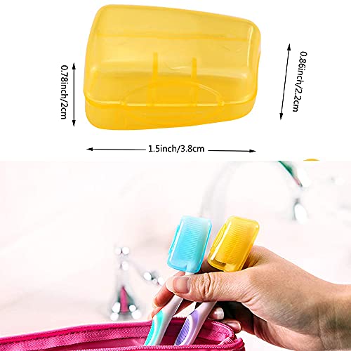 20 Pack Travel Toothbrush Head Covers, Portable Toothbrush Caps Case Protecto...