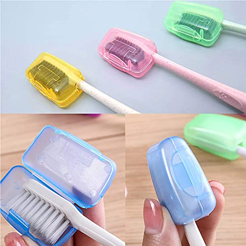 20 Pack Travel Toothbrush Head Covers, Portable Toothbrush Caps Case Protecto...