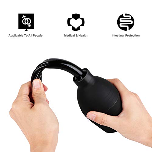 RANEU Enema Bulb Kit with Lube Anal Douche Superior Materials Douche for Men ...