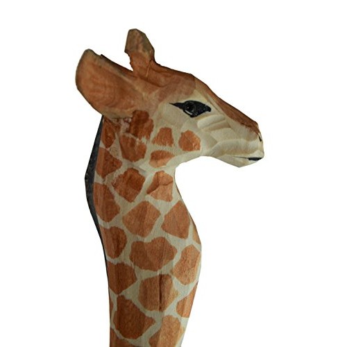 Back Scratcher Hand Crafted Animal for Men Women Wooden Backscratcher (Giraffe)