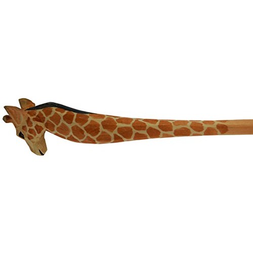 Back Scratcher Hand Crafted Animal for Men Women Wooden Backscratcher (Giraffe)