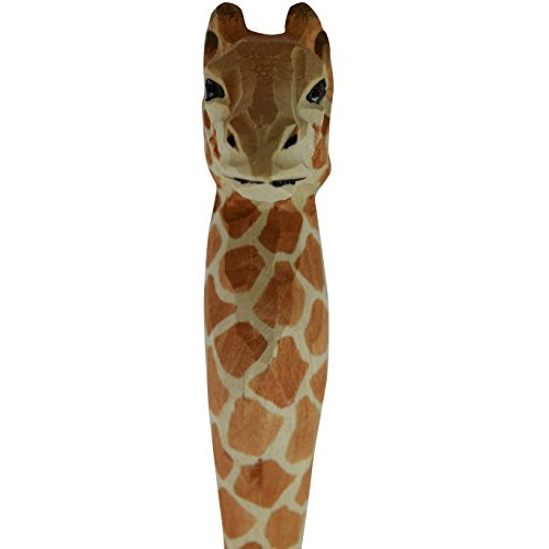Back Scratcher Hand Crafted Animal for Men Women Wooden Backscratcher (Giraffe)