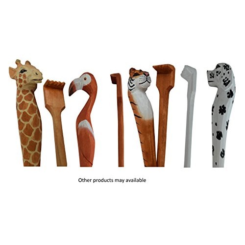 Back Scratcher Hand Crafted Animal for Men Women Wooden Backscratcher (Giraffe)
