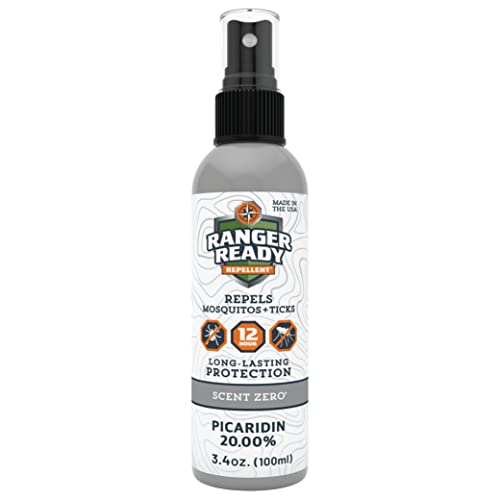 Ranger Ready Picaridin 20% Tick & Insect Repellent, Scent Zero Deet-Free Bug ...