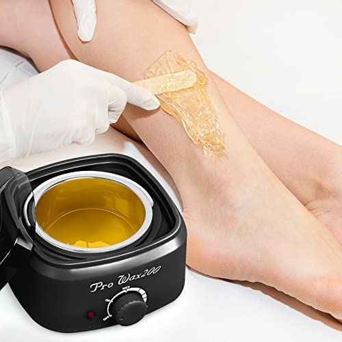 Ranrose Wax Warmer for Hair Removal Black, 500ML Melting Wax Pot Machine Elec...
