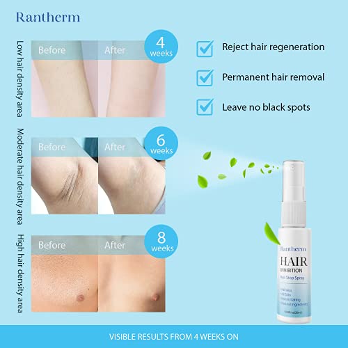RANTHERM Hair Removal Spray, Hair Inhibitor, Stop Hair Growth, Hair Inhibitin...
