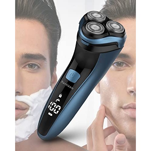 Electric Razor for Men, Dry&Wet 3D Mens Electric Shaver with Pop-up Trimmer, ...