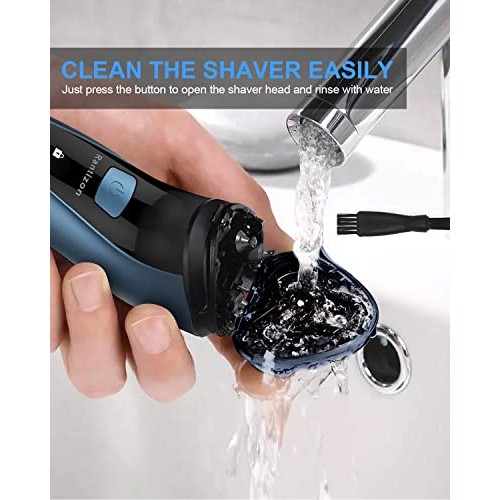 Electric Razor for Men, Dry&Wet 3D Mens Electric Shaver with Pop-up Trimmer, ...