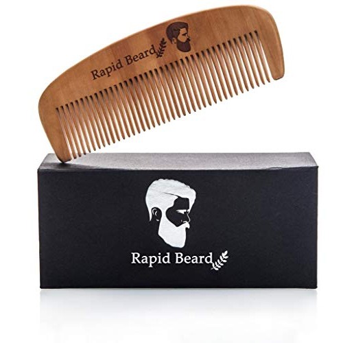 Beard Brush and Beard Comb kit for Men Grooming, Styling & Shaping - Handmade...