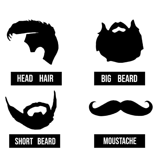 Beard Brush and Beard Comb kit for Men Grooming, Styling & Shaping - Handmade...