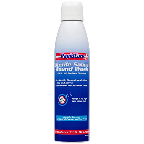 Rapid Care First Aid 667-16-1 16 oz Eye Wash & Chemical Skin Wash Station, Re...