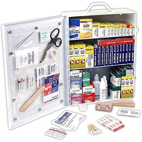 Rapid Care First Aid 80094 3 Shelf ANSI/OSHA Compliant All Purpose First Aid ...