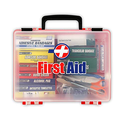 Rapid Care First Aid 81131 Premium 25 Person OSHA/ANSI Compliant Unitized Fir...