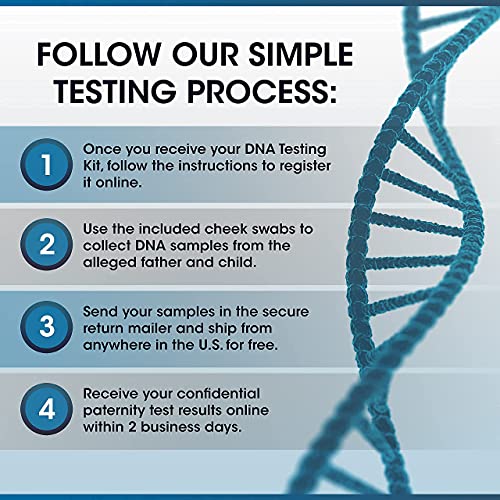 Rapid Paternity Test Kit Lab Fees Included DNA Results in 2 Business Days