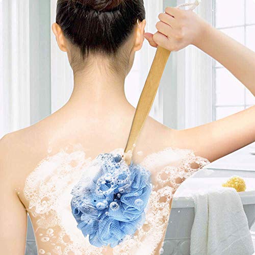 RASDDER Bath Brush, Back Washer for Shower Long Handle, Shower Brush with Loo...