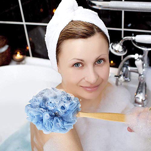 RASDDER Bath Brush, Back Washer for Shower Long Handle, Shower Brush with Loo...