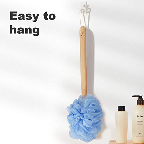 RASDDER Bath Brush, Back Washer for Shower Long Handle, Shower Brush with Loo...