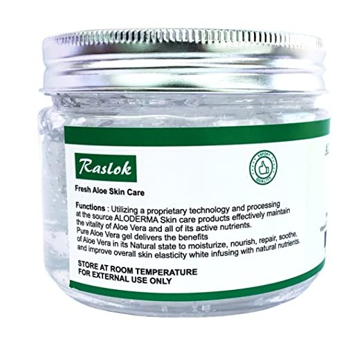 Raslok Aloe Vera Gel Pure Natural Organic Aloe Gel For Moisturizing Face Skin...