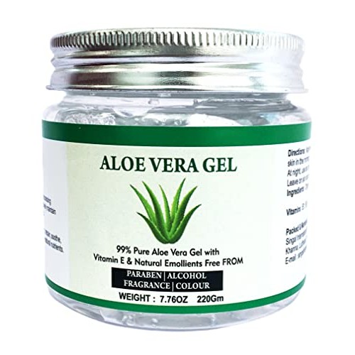 Raslok Aloe Vera Gel Pure Natural Organic Aloe Gel For Moisturizing Face Skin...
