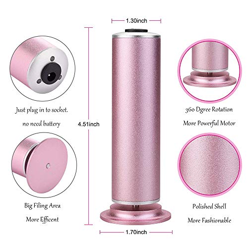 Electric Callus Remover, Ravifun Foot File Pedicure Tool with Speed Controlle...