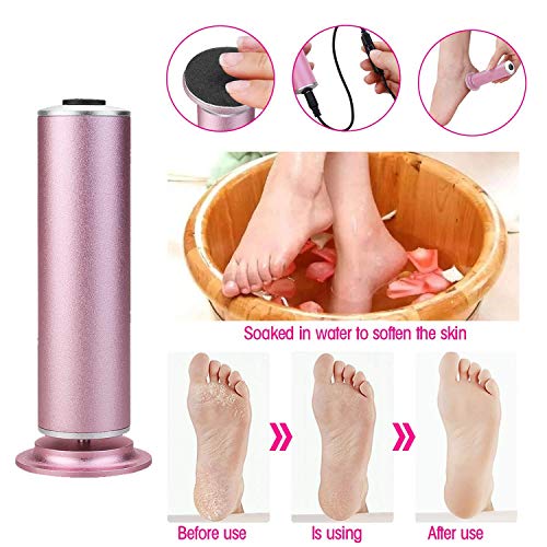 Electric Callus Remover, Ravifun Foot File Pedicure Tool with Speed Controlle...