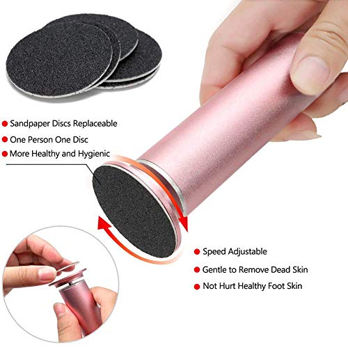 Electric Callus Remover, Ravifun Foot File Pedicure Tool with Speed Controlle...