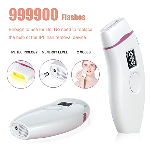 Laser Hair Removal for Women, Permanent IPL Hair Removal Device for Facial Bo...
