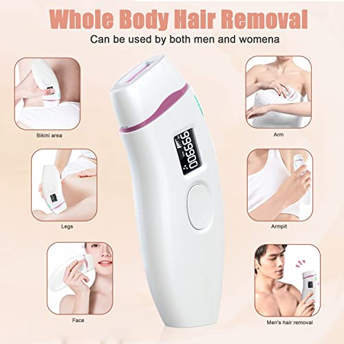 Laser Hair Removal for Women, Permanent IPL Hair Removal Device for Facial Bo...
