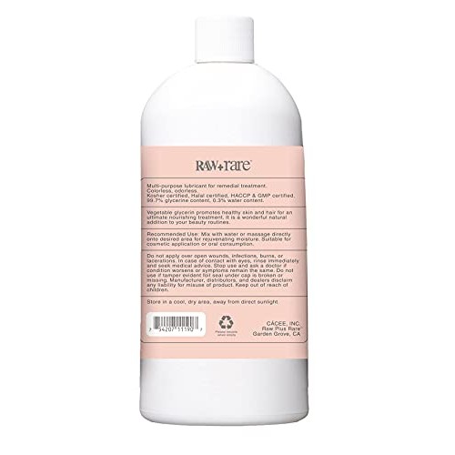 Vegetable Glycerin/Glycerine Quart (32 fl. oz.), Natural Pure USP Food Grade/...