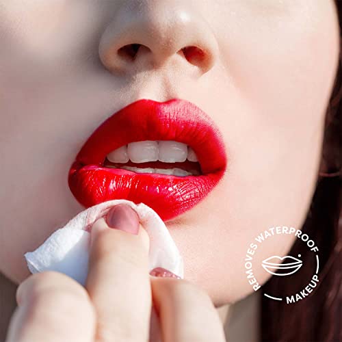 RAWGANIC Refreshing Facial Wipes, Fragrance-free Biodegradable Organic Cotton...