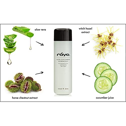 RAYA Aloe Cucumber Astringent 6 oz (202) | Gentle Pore Tightening and Smoothi...