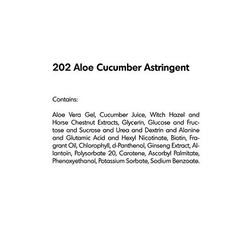 RAYA Aloe Cucumber Astringent 6 oz (202) | Gentle Pore Tightening and Smoothi...