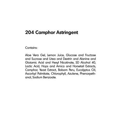 RAYA Camphor Astringent 6 oz (204) | Effective Facial Toner for Oily and Brea...