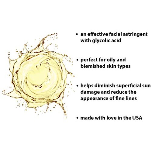 RAYA Eucalyptus Astringent with AHA 6 oz (G-207) | Exfoliating Glycolic Facia...